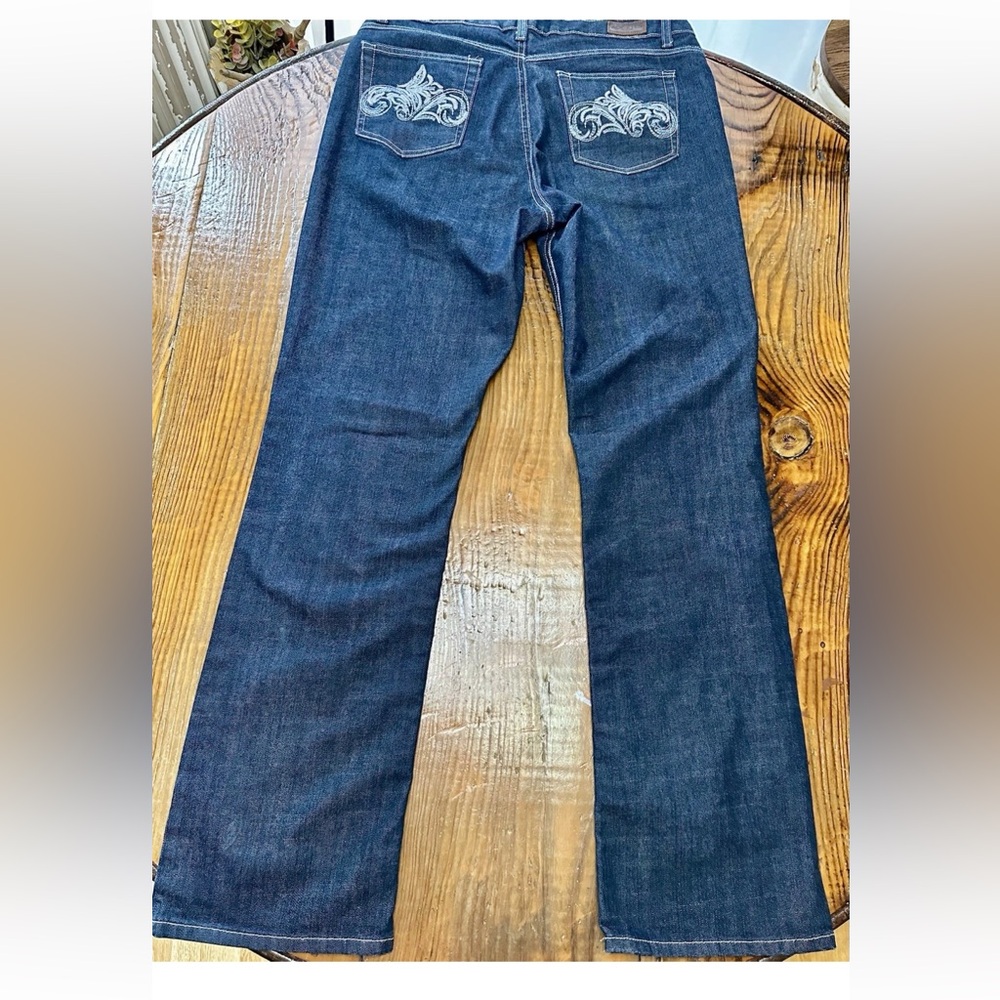 Rockies Women’s 14 Long (34x34 )Sonora Relaxed Natural Rise Embroidered Jeans